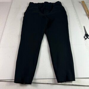 Spanx Pants Women's 31x23* High Rise Back Seam Skinny Pull On Crop Black Tag XL